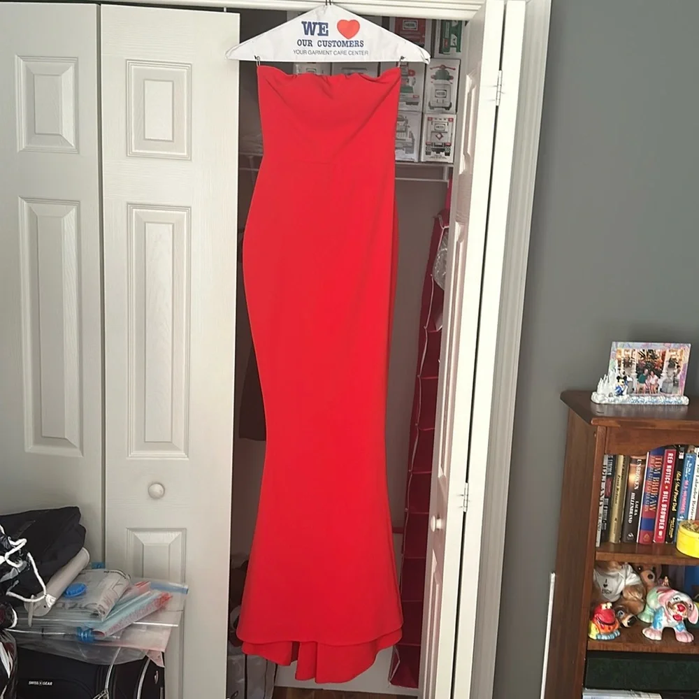 Nookie red long dress - Picture 2 of 4